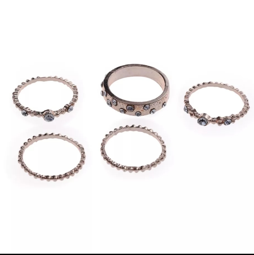 Relisted *Camille* 5 piece Ring set - Picture 3 of 3